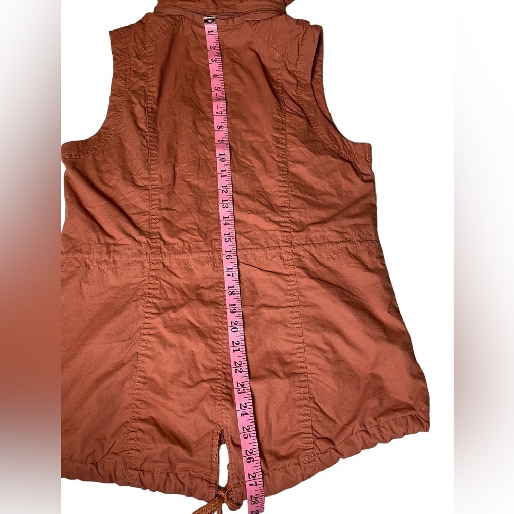 Snobbish Collection Utility Vest Size Small Rust - Picture 13 of 13